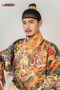 控弦司莲花云穿花应龙妆花曳撒贴里锦衣卫飞鱼服明制云肩汉服道袍