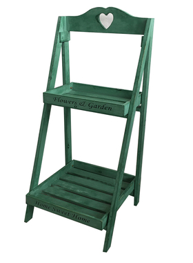 田园花架子阳台装饰客厅落地式实木多肉绿萝置物架室内花盆多层架