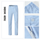 女夏裤 护士裤 加厚蓝色医生护士裤 冬季 粉色直筒 子白色松紧腰工作裤