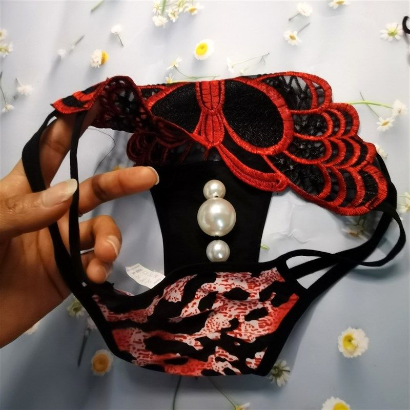 性感豹纹内裤美臀超大蝴蝶弹力大码胖妹裤头档内入大珠子按摩刺激,女士内衣/男士内衣/家居服,女三角裤,淘宝优惠券,粉丝福利购,淘宝优惠卷