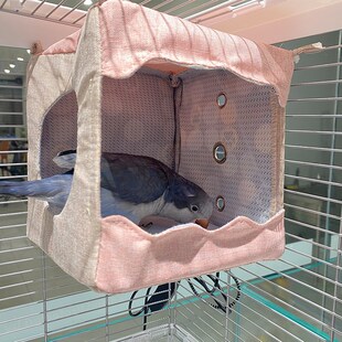 鹦鹉保暖电加热鸟窝冬季鹦鹉玄凤牡丹保温大号恒温发热窝过冬神器