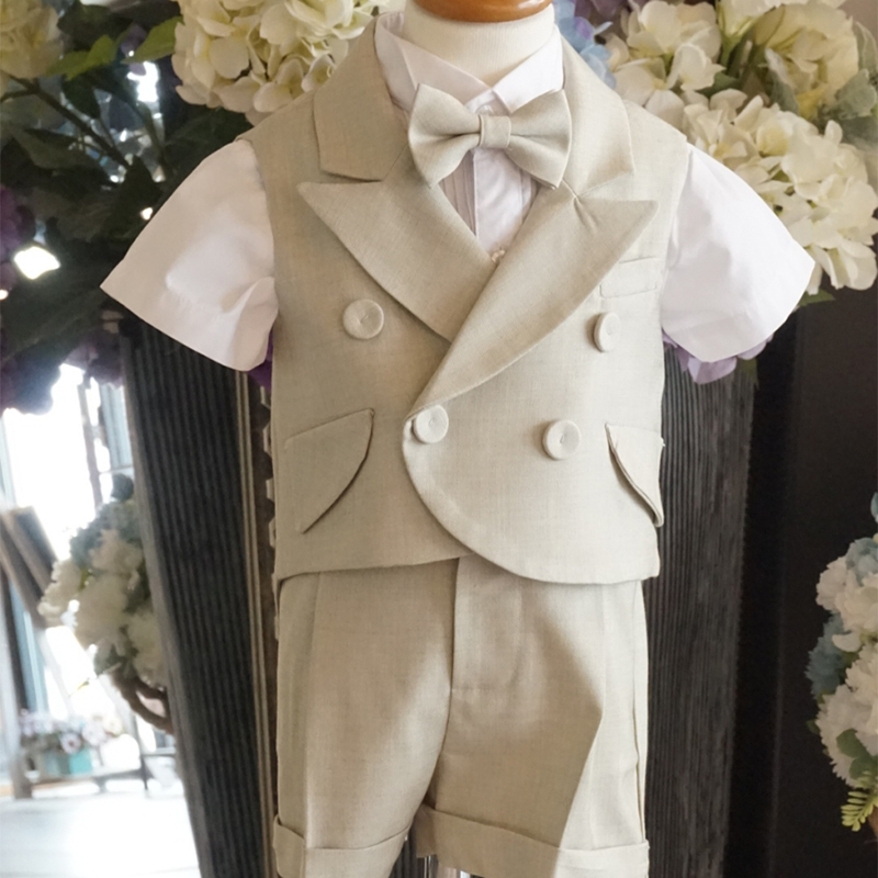 儿童西装套装男童礼服燕尾服男宝宝周岁生日演出服小提琴英伦风新