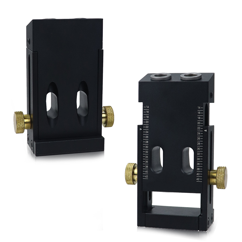 木工斜孔打孔器9mm斜眼定位钻孔带夹子木板拼接斜孔工具