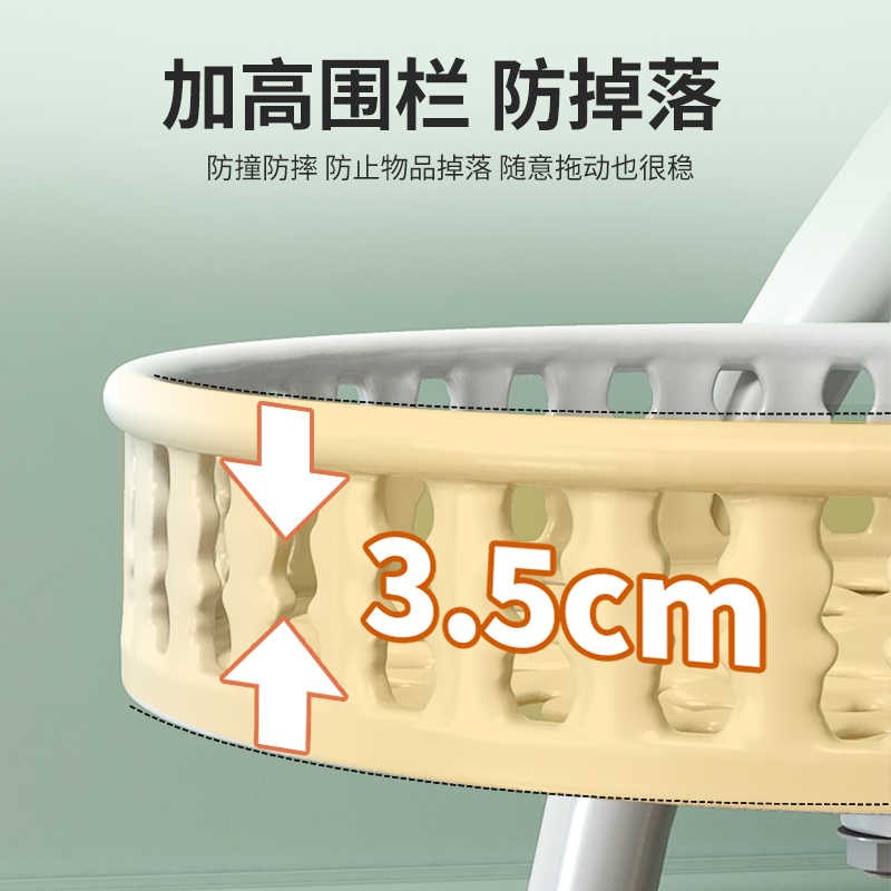 花架子花盆置物架客厅落地式可移动带轮绿萝阳台花盆架多层家用