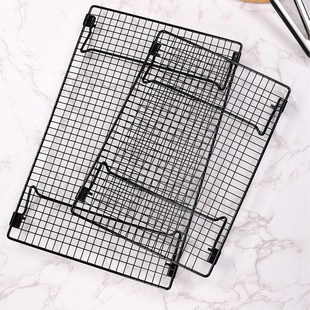 不锈钢烘焙凉网蛋糕冷却架不粘戚风倒扣架家用面包吐司饼干冷凉架