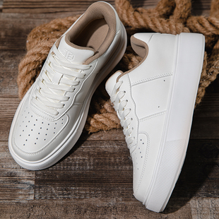 休闲鞋 网红潮流爆款 简约牛皮小白鞋 Justboom嘉适步厚底增高板鞋