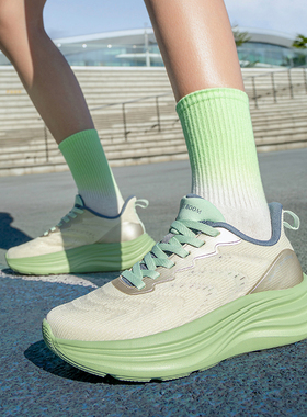 Justboom嘉适步厚底运动鞋增高网面透气跑步鞋防泼水网红休闲潮T