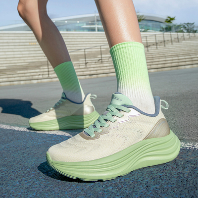 Justboom嘉适步厚底运动鞋增高网面透气跑步鞋防泼水网红休闲潮T