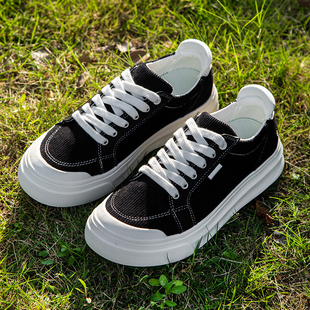 帆布鞋 Justboom嘉适步潮流厚底增高运动休闲板鞋 网红复古经典