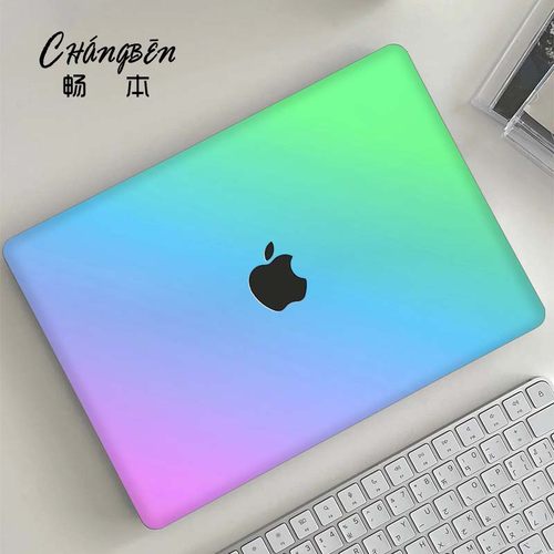 渐变色适用苹果macbookpro14电脑壳macbookair13笔记本保护套M4配件pro16寸macpro外壳M3M2硅胶膜2025款mbp15
