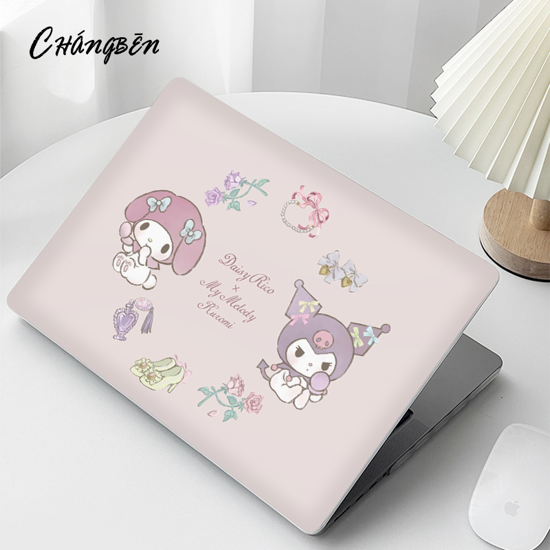 库洛米适用于华为matebook14笔记本电脑壳13荣耀magicbook14外壳保护套D14贴纸D16壳D15SE配件Xpro膜2024新款