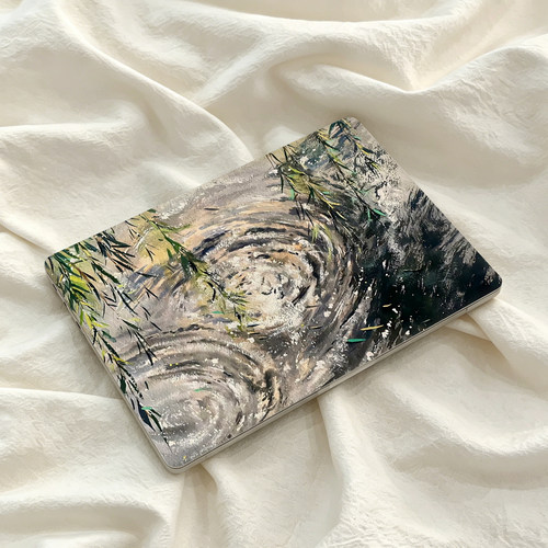 国画风适用华为matebook14笔记本电脑壳Xpro鸿蒙荣耀magicbook外壳保护套D14贴纸D15SE配件D16壳13膜2026新款
