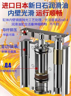 小型气动顶升阻挡TCM三轴三杆带导杆气缸MGPM12/16/25/32/20/4050