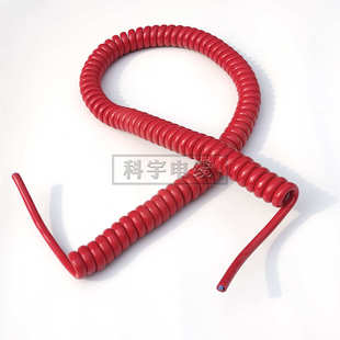 电磁吸盘弹簧线国标铜芯2x10/2x16/2x25/3x4/3x6/5x2.5卷筒电缆线