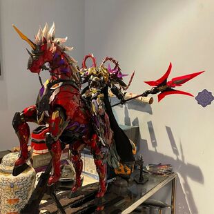 高达机甲摩动核吕布湖中骑士敖丙曹仁白起高达盲盒拼装白雪姬随机