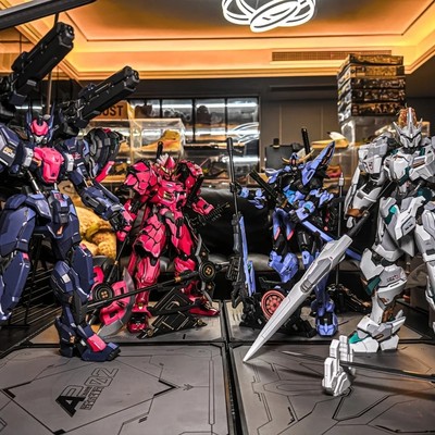 机甲男孩拼装玩具高达国创机甲模