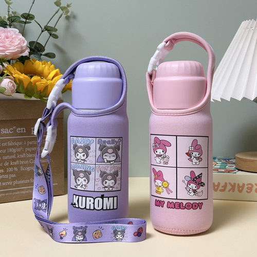 三丽鸥保温杯套斜挎水杯套保护套