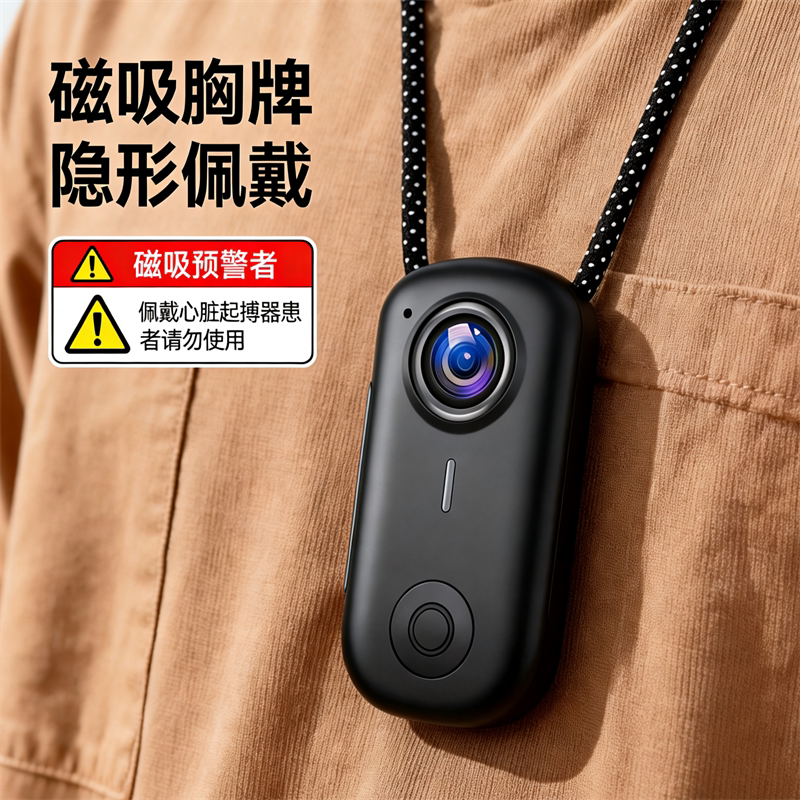 拇指运动相机wifi户外骑行登山旅游高清记录仪胸前随身vlog摄像机