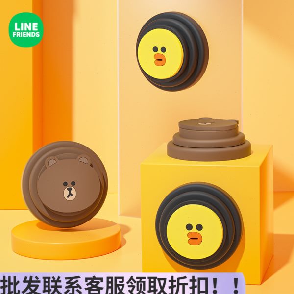 关装饰防撞条减震缓冲垫片胶line实用布朗熊车门贴静音内车门汽车