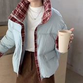 羽绒棉服女2026新款 冬季 短款 韩系红色加厚超好看小棉袄外套小个子