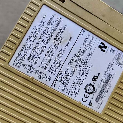 可维修SGDV-5R5A11A750w，安川驱动包好一个