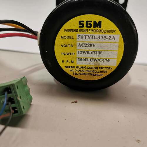 可维修59TYD-375-2A SGM，电机保测试好刚拆到九个