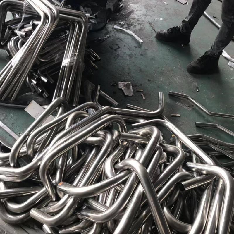 不锈钢弯管弯圆圈半圆90度角扶手弯管方管圆管直径19*25*32*40*50