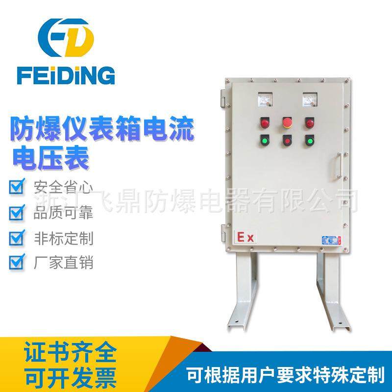 热销电流电压表防爆仪表箱钢板焊接防爆配电箱立式防爆柜