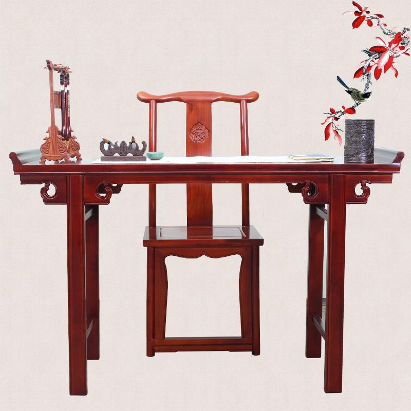 需定制中式仿古中堂条桌国学课桌椅案几条案实木供桌香案书法桌画