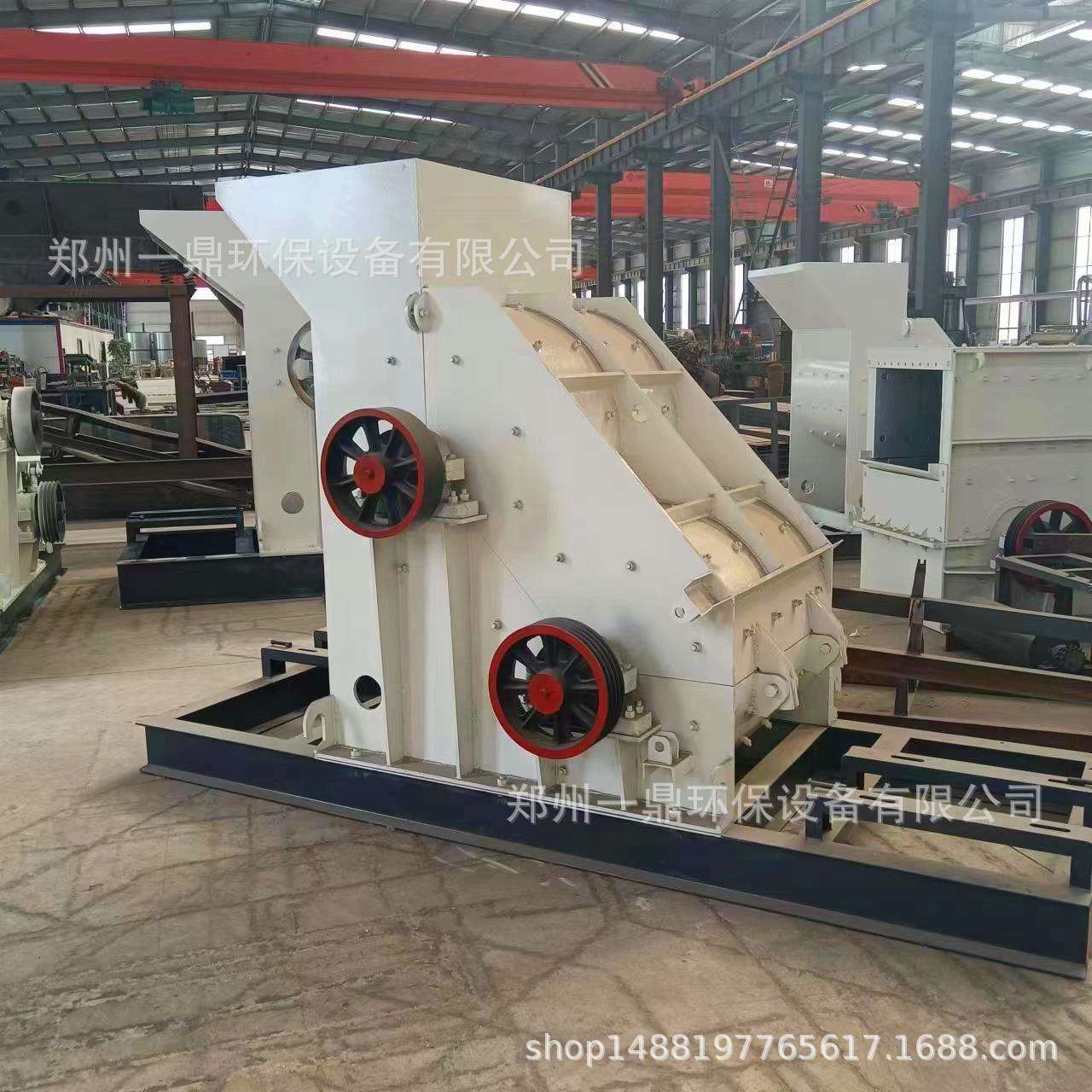 双击煤矸石无筛底粉碎机 干湿料都能打双级式制砂机 双击破碎机