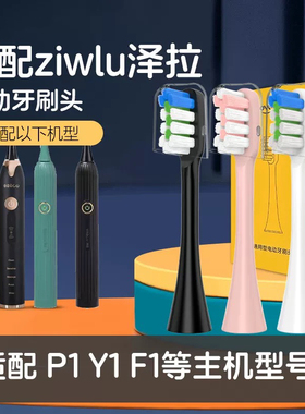 适配日本ziwlu泽拉电动牙刷刷头P1/F1/X9/Y1/SD lSP1/FSP2/A156/H
