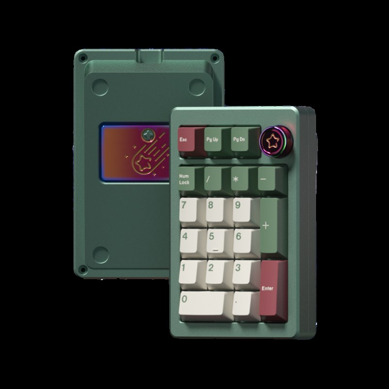 客制化机械键盘三模Pad热插拔数字区小键盘Gas结构CNC金属铝坨坨