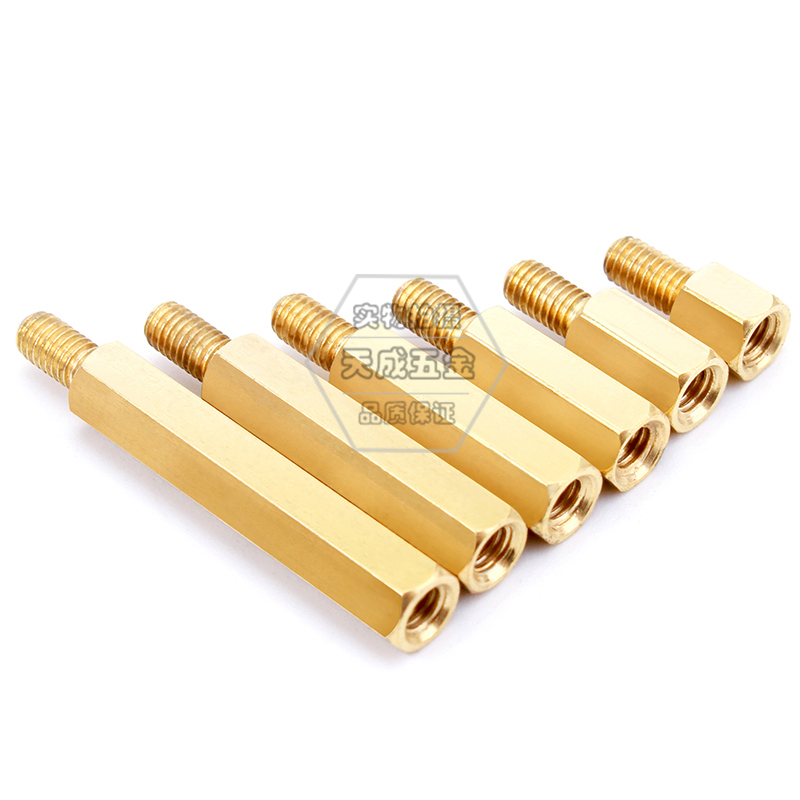 M3+5+4+3六角单头铜柱/螺柱主板隔离柱6x7x8x9x10x11x12x13x16x20