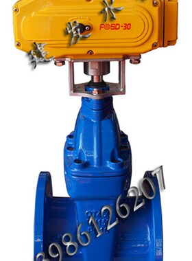 香港富莱斯软密封电动法兰闸阀 弹性座封闸阀 Z945X-16Q FOSD-30