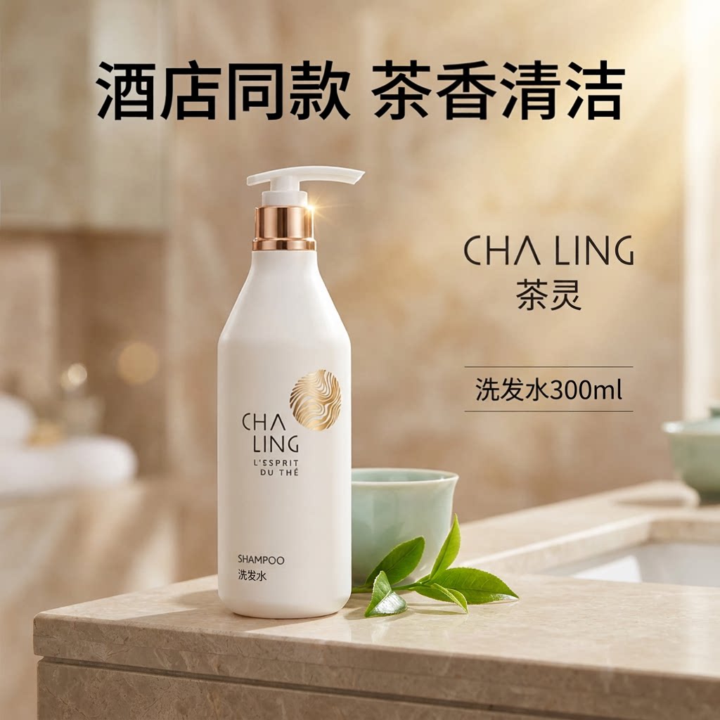 酒店同款茶灵茶香系列洗发水图片