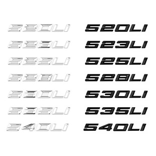 2024款宝马新5系525li车贴530li车标528li后尾标志540i排量标改装