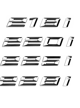 宝马218i车标220i车贴225i字标228i数字母排量标230i后尾标志改装