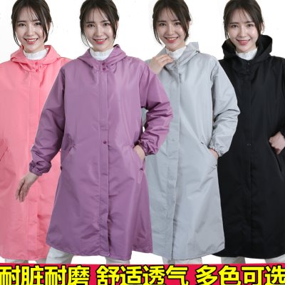 大人】男女外套品加长围裙工作服家用污罩厨房质好时尚士防衣长袖
