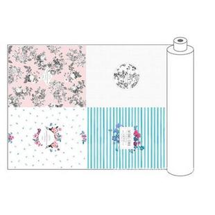 新款 餐垫厚实棉麻布料手工diy布料 直销桌布面料碎花新款 定位插画