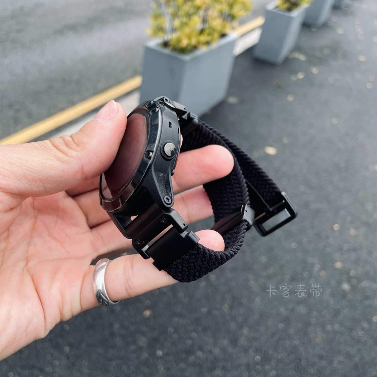 适用于Garmin佳明手表表带Forerunner965/955/945/935编织磁吸扣Fenix8/E腕带x7pro运动x6s男女instinct2配件图片