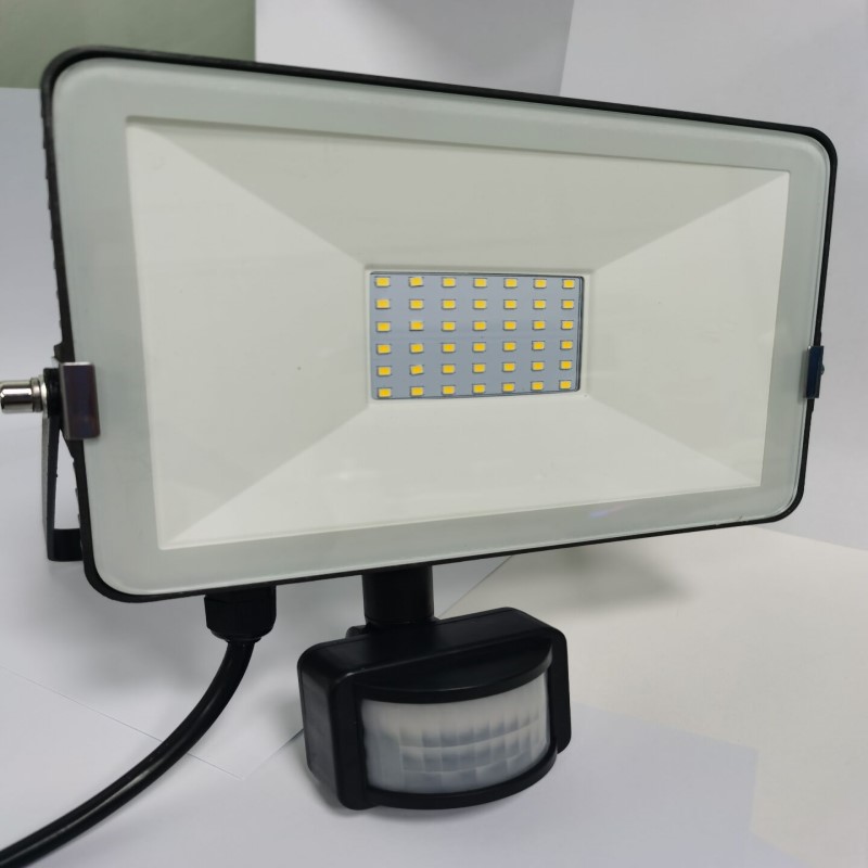 热卖PIR远红外LED人体感应投光灯 泛光户外地石墨烯pir壁灯庭院灯