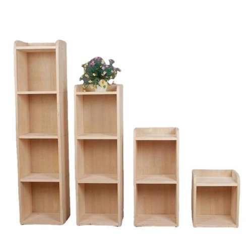 落地书柜自由组合柜靠墙书架置物架儿童卧室简易储物柜多层收纳格