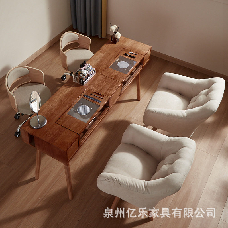 复古俄式实木美甲桌椅套装单双人橡木压纹美甲台带吸尘器厂家直销,鲜花速递/花卉仿真/绿植园艺,其它园艺用品,淘宝优惠券,粉丝福利购,淘宝优惠卷