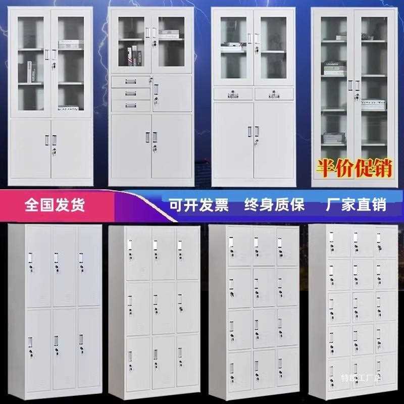 办公室文件柜铁皮柜资料柜档案柜凭证柜员工储物柜更衣柜书柜