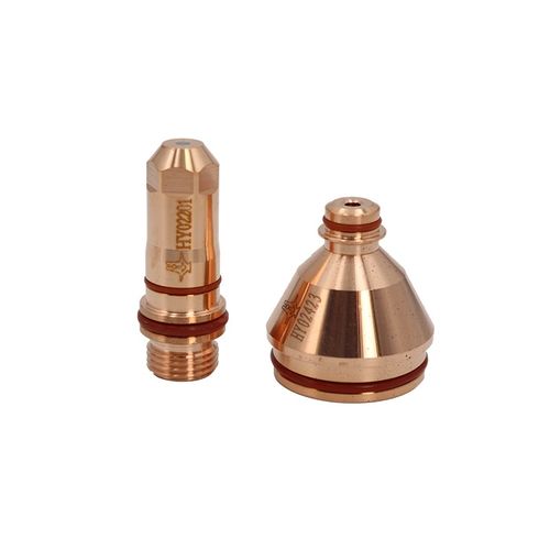 易快华远300精细等离子割炬电极喷嘴保护帽水芯割嘴YK330割枪配件