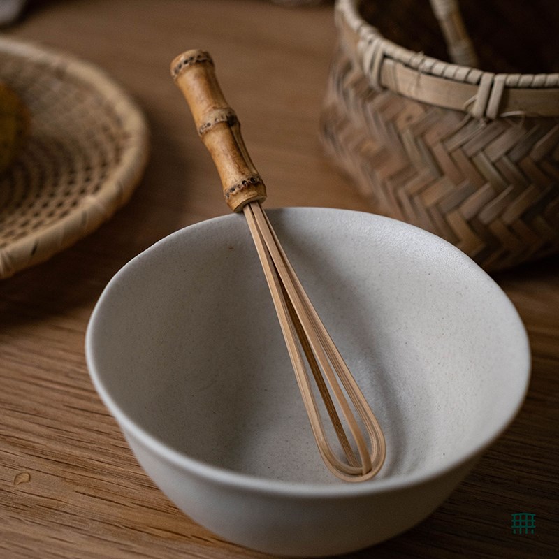 无即所有白竹器物手提竹篮子漏勺圆盘斗笠碗收纳手工编织工艺竹器