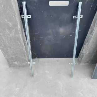 猪圈门卡槽加厚热浸锌门板槽猪栏门条卡槽 耐腐蚀不生锈圈舍门槽