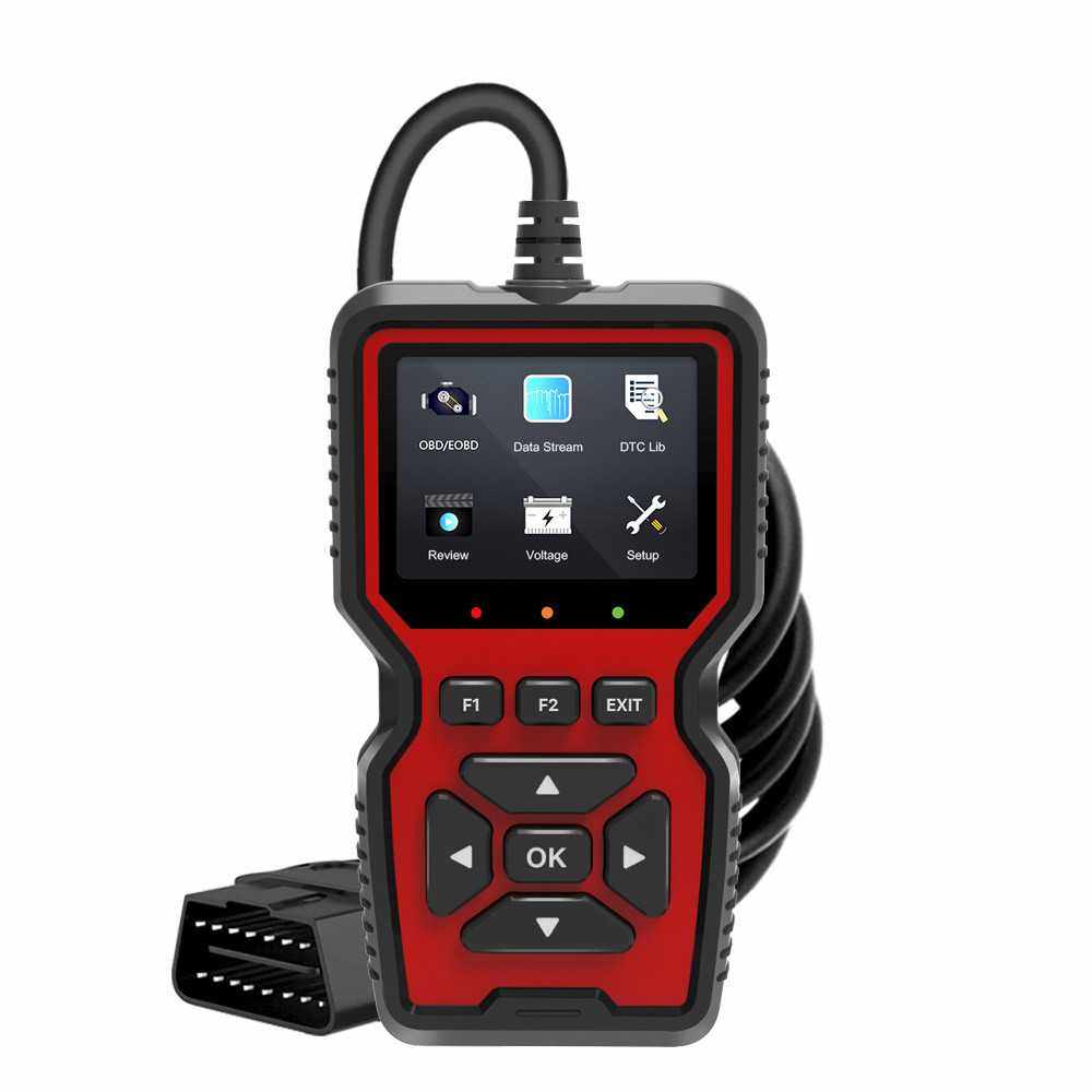 V519 Car Scanner OBD2汽车检测仪故障诊断仪多功能多语言