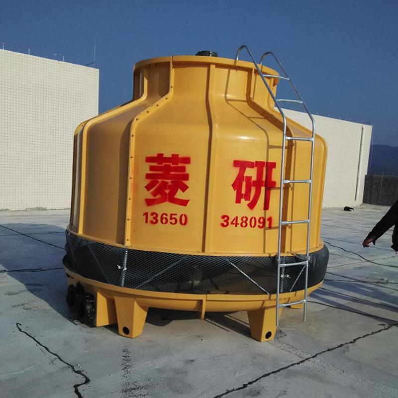 冷水塔厂家供应玻璃钢混流式低噪音圆形冷却塔钢壳蒸发式节能