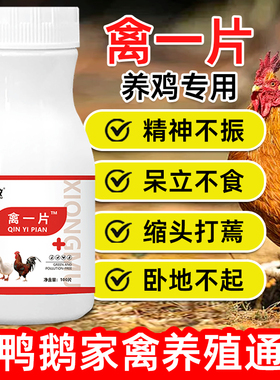 雄牧禽一片正品养鸡专用养鸭鹅饲料添加剂禽类养殖通用官方旗舰店